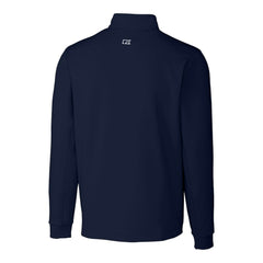New England Patriots Cutter & Buck Big & Tall Traverse Eco Tri-Blend DryTec Quarter-Zip Jacket