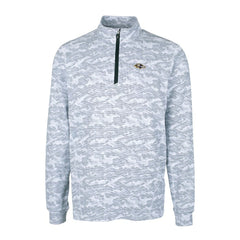 Baltimore Ravens Cutter & Buck Big & Tall Traverse Eco Camo Tri-Blend DryTec Quarter-Zip Jacket