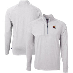 Washington Commanders Cutter & Buck Big & Tall Adapt Eco Raglan Quarter-Zip Jacket