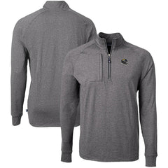 Jacksonville Jaguars Cutter & Buck Big & Tall Adapt Eco Raglan Quarter-Zip Jacket
