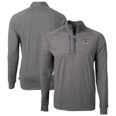 Las Vegas Raiders Cutter & Buck Big & Tall Adapt Eco Raglan Quarter-Zip Jacket
