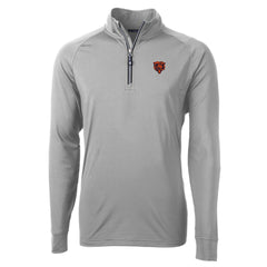 Chicago Bears Cutter & Buck Big & Tall Adapt Eco DryTec Raglan Quarter-Zip Jacket