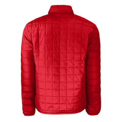 New England Patriots Cutter & Buck Big & Tall Rainier PrimaLoft Eco Insulated Full-Zip Hoodie Puffer Jacket
