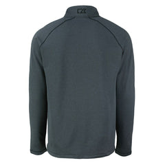 Carolina Panthers Cutter & Buck Peshastin Eco Fleece Tri-Blend Raglan Recycled Quarter-Zip Jacket