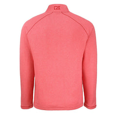 Kansas City Chiefs Cutter & Buck Peshastin Eco Fleece Tri-Blend Raglan Recycled Quarter-Zip Jacket