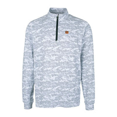 Cincinnati Bengals Cutter & Buck Big & Tall Traverse Eco Camo Tri-Blend DryTec Quarter-Zip Jacket