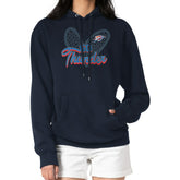 Oklahoma City Thunder G-III 4Her by Carl Banks Women's Leopard Heart Graphic Fleece Pullover Hoodie Discount