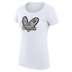 Denver Nuggets G-III 4Her by Carl Banks Women's Super-Slim Fit Lightweight Leopard Heart T-Shirt sale Discount