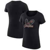 Cleveland Cavaliers G-III 4Her by Carl Banks Women's Super-Slim Fit Lightweight Leopard Heart T-Shirt sale Online
