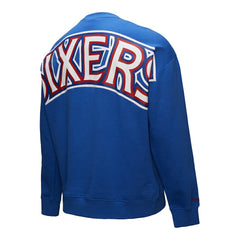 Philadelphia 76ers Hardwood Classics There & Back 2.0 Vintage Pullover Sweatshirt Discount