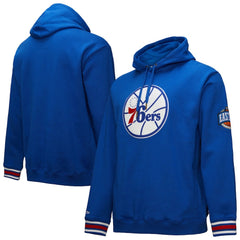 Philadelphia 76ers Chainstitch Applique Vintage Heavyweight Pullover Hoodie Online