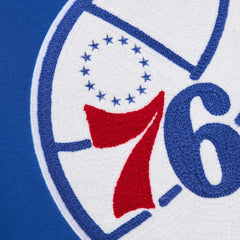 Philadelphia 76ers Chainstitch Applique Vintage Heavyweight Pullover Hoodie Online