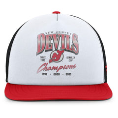 New Jersey Devils Fanatics Decades Collection Foam Front Snapback Hat For Sale