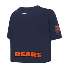 Chicago Bears Caleb Williams Pro Standard Women's Player Name & Number Cropped Boxy T-Shirt