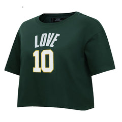 Green Bay Packers Jordan Love Pro Standard Women's Player Name & Number Cropped Boxy T-Shirt