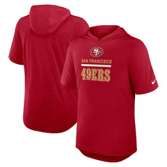 San Francisco 49ers Nike Lockup Tri-Blend Hoodie T-Shirt