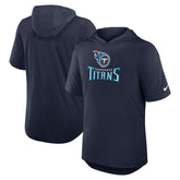 Tennessee Titans Nike Lockup Tri-Blend Hoodie T-Shirt