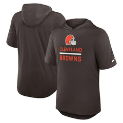 Cleveland Browns Nike Lockup Tri-Blend Hoodie T-Shirt