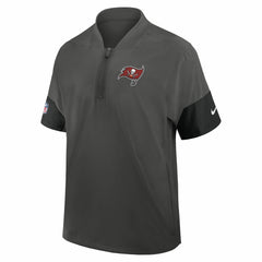 Tampa Bay Buccaneers Nike Sideline Short Sleeve Quarter-Zip Dri-FIT Coach Jacket