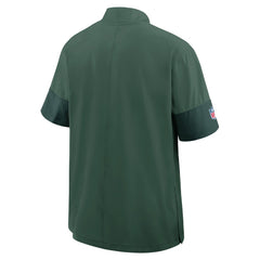 Green Bay Packers Nike Sideline Short Sleeve Quarter-Zip Dri-FIT Coach Jacket