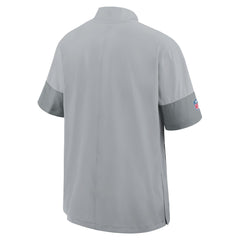 Detroit Lions Nike Sideline Short Sleeve Quarter-Zip Dri-FIT Coach Jacket