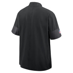 Detroit Lions Nike Sideline Short Sleeve Quarter-Zip Dri-FIT Coach Jacket