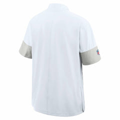Buffalo Bills Nike Sideline Short Sleeve Quarter-Zip Dri-FIT Coach Jacket