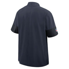 Chicago Bears Nike Sideline Short Sleeve Quarter-Zip Dri-FIT Coach Jacket
