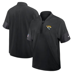 Jacksonville Jaguars Nike Sideline Short Sleeve Quarter-Zip Dri-FIT Coach Jacket