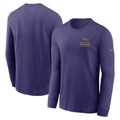 Baltimore Ravens Nike Sideline Dri-FIT Long Sleeve T-Shirt