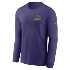 Baltimore Ravens Nike Sideline Dri-FIT Long Sleeve T-Shirt