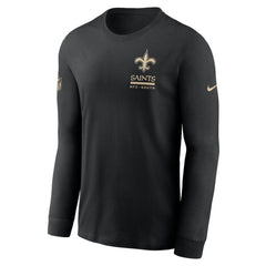 New Orleans Saints Nike Sideline Dri-FIT Long Sleeve T-Shirt
