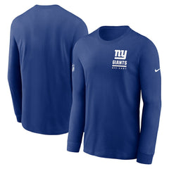 New York Giants Nike Sideline Dri-FIT Long Sleeve T-Shirt