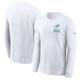 Miami Dolphins Nike Sideline Dri-FIT Long Sleeve T-Shirt