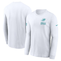 Miami Dolphins Nike Sideline Dri-FIT Long Sleeve T-Shirt