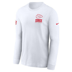 Kansas City Chiefs Nike Sideline Dri-FIT Long Sleeve T-Shirt