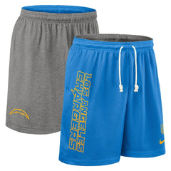 Los Angeles Chargers Nike Sideline Reversible Dri-FIT Shorts