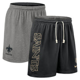 New Orleans Saints Nike Sideline Reversible Dri-FIT Shorts