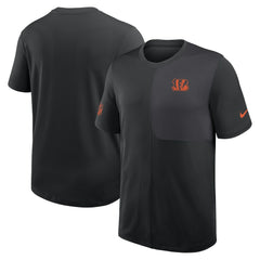 Cincinnati Bengals Nike Sideline UV Dri-Fit Coach Shirt