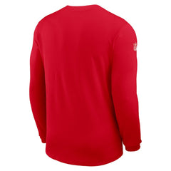 Kansas City Chiefs Nike Sideline Coach UV Dri-FIT Long Sleeve Shirt
