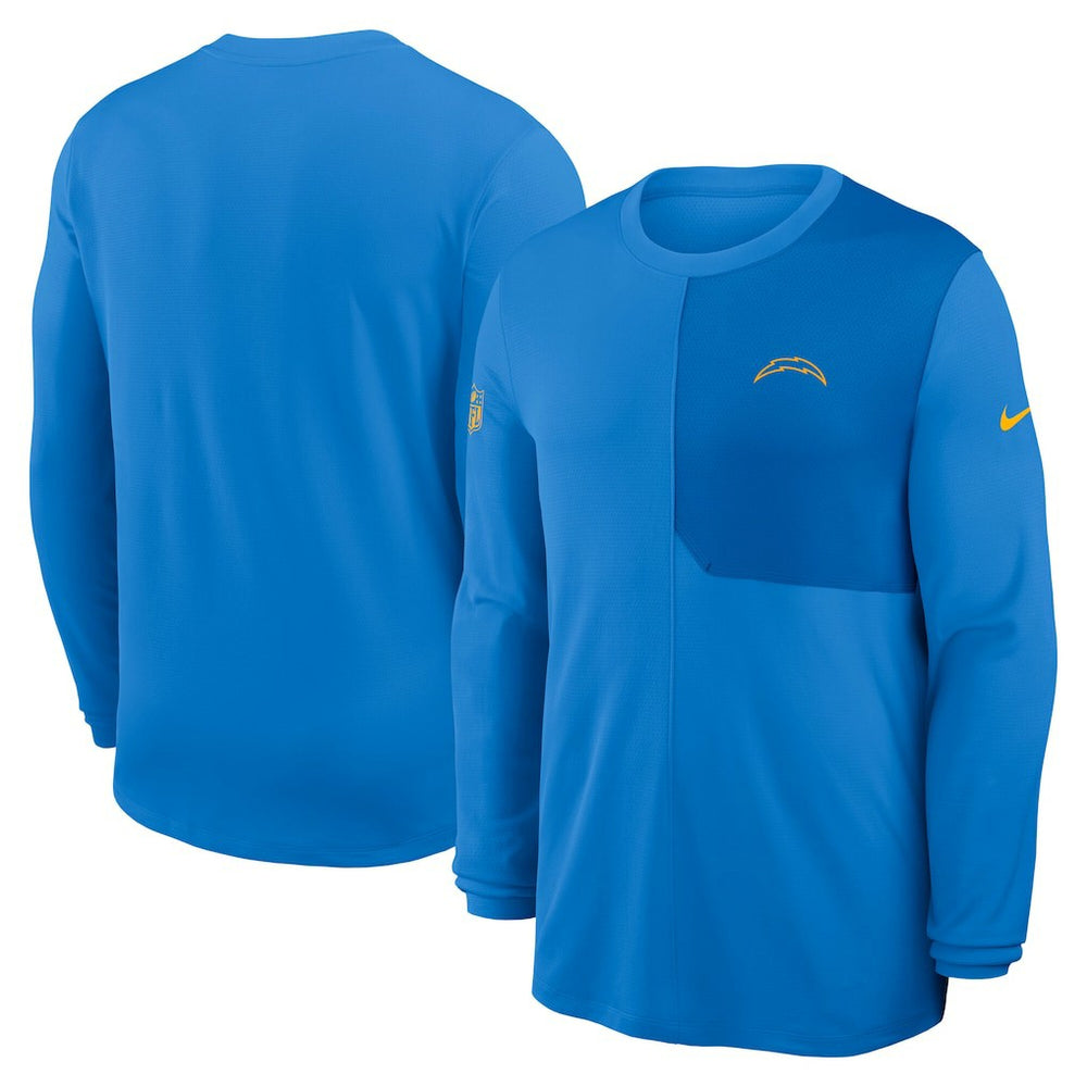 Los Angeles Chargers Nike Sideline Coach UV Dri-FIT Long Sleeve Shirt