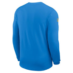 Los Angeles Chargers Nike Sideline Coach UV Dri-FIT Long Sleeve Shirt
