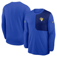 Los Angeles Rams Nike Sideline Coach UV Dri-FIT Long Sleeve Shirt