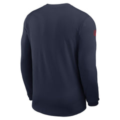 New England Patriots Nike Sideline Coach UV Dri-FIT Long Sleeve Shirt