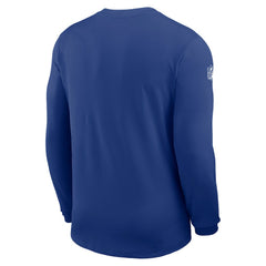 New York Giants Nike Sideline Coach UV Dri-FIT Long Sleeve Shirt