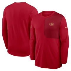 San Francisco 49ers Nike Sideline Coach UV Dri-FIT Long Sleeve Shirt