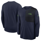 Seattle Seahawks Nike Sideline Coach UV Dri-FIT Long Sleeve Shirt