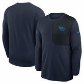 Tennessee Titans Nike Sideline Coach UV Dri-FIT Long Sleeve Shirt