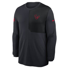 Houston Texans Nike Sideline Coach UV Dri-FIT Long Sleeve Shirt
