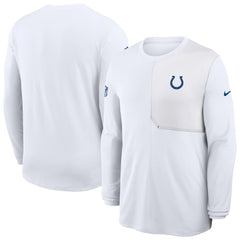 Indianapolis Colts Nike Sideline Coach UV Dri-FIT Long Sleeve Shirt